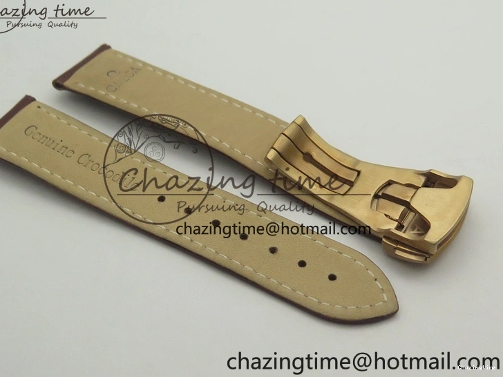 0327 Thermal Speedmaster ’57 Co-Axial SS RG OMF 1:1 Best Edition White Dial On SS RG Bracelet A9300 (Free Leather Strap) 8074